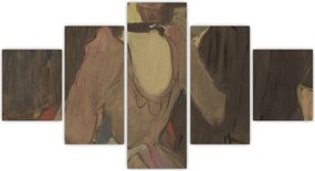 Obraz - Henri de Toulouse-Lautrec, La Goulue and Her Sister, reprodukcje (125x70 cm)