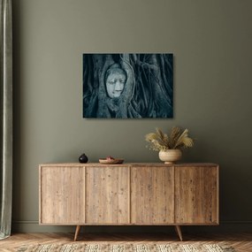 Obraz na szkle - Tajska twarz (70x50 cm)