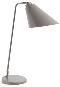 Szara lampa stołowa Kave Home Priti