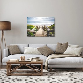 Obraz na szkle - Wejście na plażę (70x50 cm)
