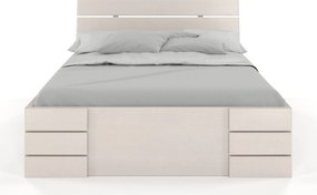 Łóżko sosnowe Visby Sandemo High Drawers