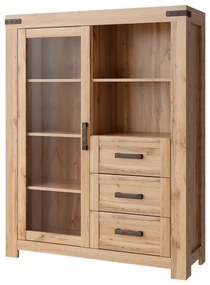 Komoda MORATIZ 1W3S, dąb wotan