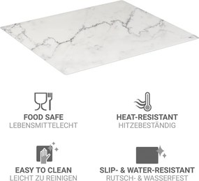 Płyta ochronna na kuchenkę z PVC 60x52 cm Marble – Wenko