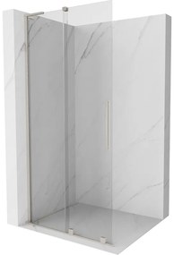 Mexen Velar L ścianka prysznicowa rozsuwana Walk-in 100 x 200 cm, transparent 8 mm, nikiel szczotkowany - 871-100-003-03-97