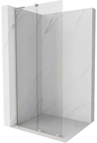 Mexen Velar L ścianka prysznicowa rozsuwana Walk-in 100 x 200 cm, transparent 8 mm, nikiel szczotkowany - 871-100-003-03-97