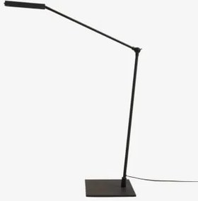 Lampa Stołowa Led Z Metalu Valtyn Czarna - Sklum