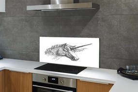 Panel nad Blat Kuchenny Jednorożec w Stylu Kreskówkowym