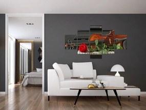 Obraz - Pamięć muzyka (125x70 cm)