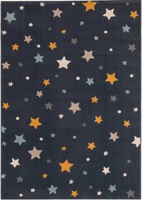 Granatowy dywan dla dzieci z motywem kosmosu Apollo