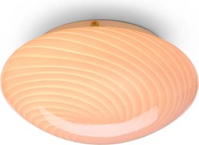 Halo Design 748709 - Lampa sufitowa CANDY 1xE27/40W/230V Ø 30 cm różowy/mosiądz