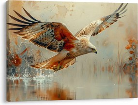 Obraz - Ptak drapieżny (70x50 cm)
