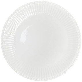 6-częściowy zestaw białych talerzy z porcelany Bonami Essentials Purita