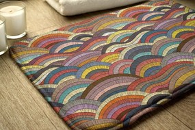 Antypoślizgowy dywanik łazienkowy Antypoślizgowy dywanik łazienkowy Kolorowa Abstrakcja