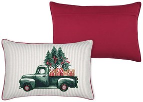 Poduszka świąteczna z nadrukiem, 35 × 55 cm