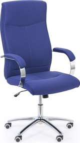 Fotel biurowy LUGO TEX, niebieski