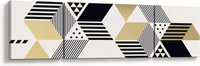 Obraz - Kształty geometryczne N⁰1 (170x50 cm)