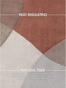 Beżowy wełniany okrągły dywan tkany ręcznie ø 200 cm Hackney Clarissa – Ted Baker