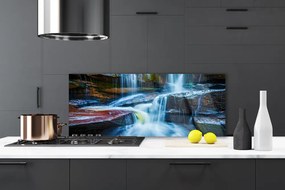 Panel Szklany Kaskada nad Górskim Potokiem