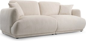 Sofa AMBELIA Dwuosobowa Jasnobeżowa Nowoczesna