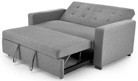 Popielata wypoczynkowa sofa rozkładana - Naria