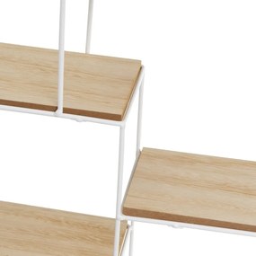 Biało-naturalna piętrowa półka 50 cm – Casa Selección