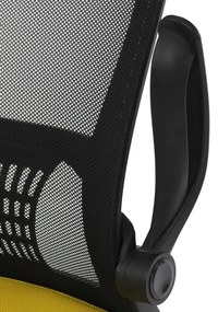 Autronic KA-K2006 YEL Krzesło biurowe, żółte