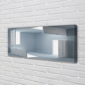 Zdjęcie na płótnie Trójwymiarowa Iluzja Drzwi