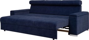 Sofa 3 os. z funkcją spania i ruchomymi zagłówkami Swing