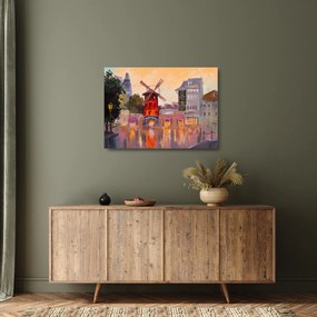 Obraz na szkle - Moulin Rouge, Paryż, Francja (70x50 cm)