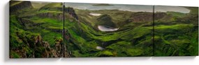 Obraz - Quiraing, Szkocja (170x50 cm)