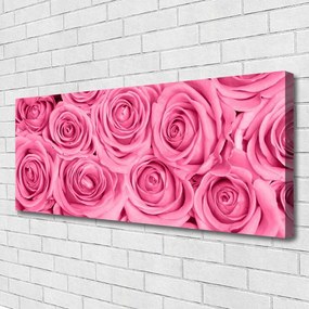 Obraz na płótnie Romantyczne Róże w Rozkwicie