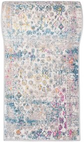 Jasnoszary chodnik w kolorowy melanżowy wzór Z1-R36