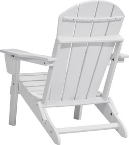 Zestaw Krzeseł Adirondack SucceBuy, Partia 2 Sztuki, Złapane z Plastiku, Wszystkie Pory Roku, Ogień, Biały