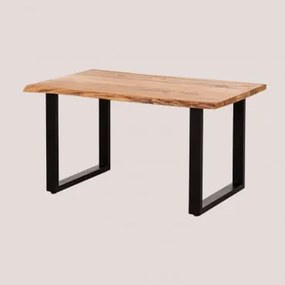 Stolik Kawowy Z Drewna Sami Style Czarna - Sklum