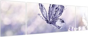 Obraz - Motyl i lawenda (170x50 cm)