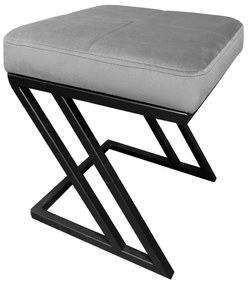Pufa ZETA LOFT ławka taboret podnóżek metal MG17