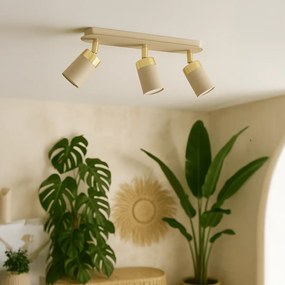 Lampa sufitowa kaszmir, złoty potrójna JOKER CASHMERE/GOLD 3xGU10