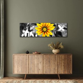 Obraz żółtego kwiatu (170x50 cm)