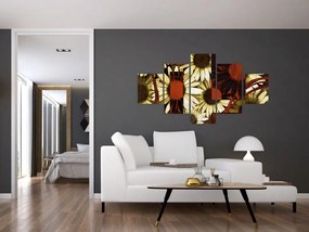 Obraz kwiatów (125x70 cm)