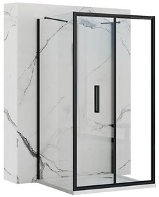Kabina Prysznicowa Przyścienna Rapid Fold Black
