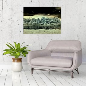 Obraz na szkle akwenu wodnego (70x50 cm)
