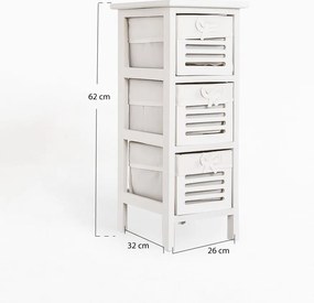 Komoda wska Kirota 3 szuflady