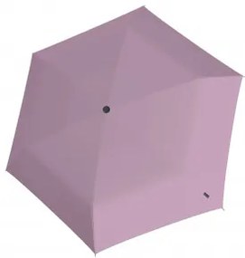 KNIRPS US.050 ROSE WITH BLACK - lekki damski parasol składany na płasko