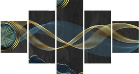 Obraz - Abstrakcja (125x70 cm)