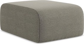 Pufa - z tkaniny bouclé - szary - LANI