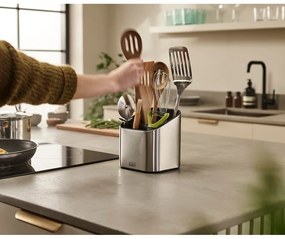 Metalowy stojak na przybory kuchenne Surface – Joseph Joseph