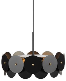 Czarna lampa wisząca Markslöjd Vegas, ø 53 cm