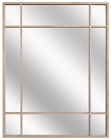 Nowoczesne dębowe lustro wiszące C8-N65