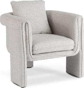 Fotel Wypoczynkowy do Salonu GALA Szary Nowoczesny