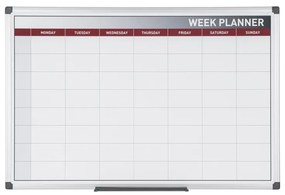 Planer, Tablica suchościeralno-magnetyczna do planowania tygodniowego, 600 x 450 mm